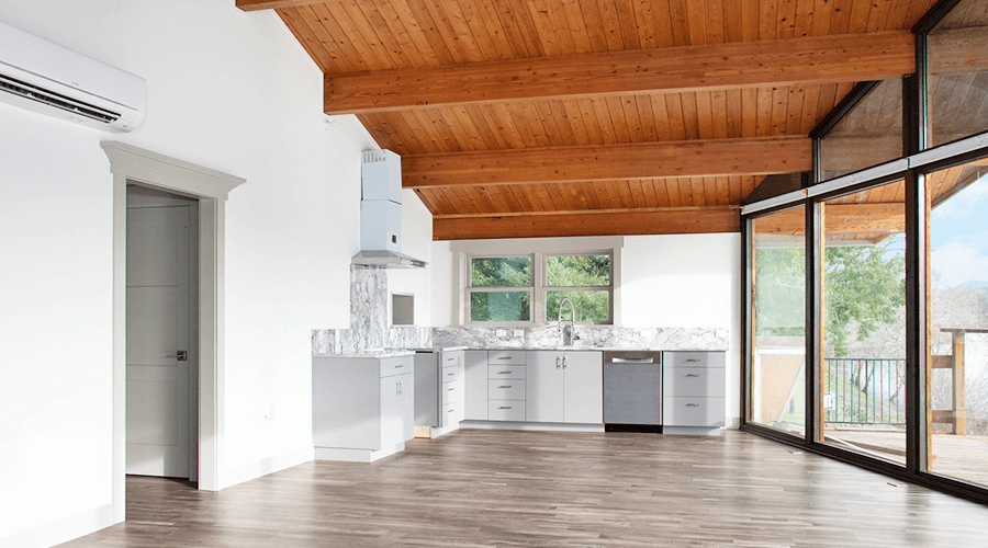 Modern River House kitchen renovation