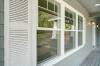 Contemporary Craftsman porch windows